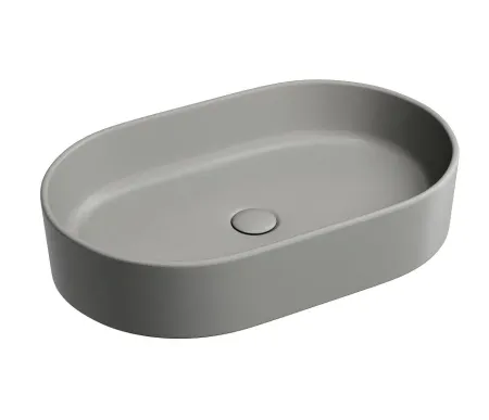 Раковина Ceramicanova Element CN6048MH, 60 см, сантехфарфор, цвет антрацит матовый