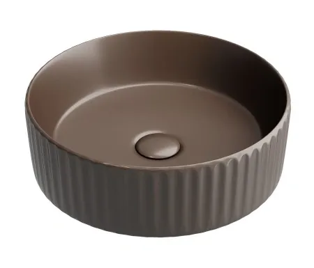 Раковина Ceramicanova Element CN6057MDB, 36 см, сантехфарфор, цвет темно-коричневый матовый
