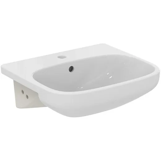 Умывальник Ideal Standard i.life A 50x44см полувстраиваемый с отверстием подсмеситель, T451701