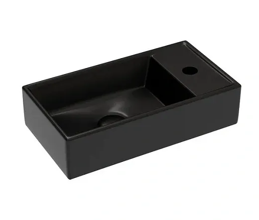 Умывальник Ceramicanova Element L/R CN6051LMB/CN6051RMB 40см сантехфарфор чаша левая/чаша правая, CN6051LMB/CN6051RMB