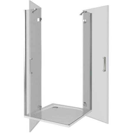 Душевой уголок Good Door Saturn CR-100-C-CH, 100 х 100 х 185 см, стекло прозрачное, хром, СА00015