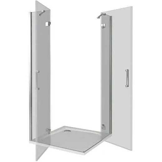 Душевой уголок Good Door Saturn CR-100-C-CH, 100 х 100 х 185 см, стекло прозрачное, хром, СА00015