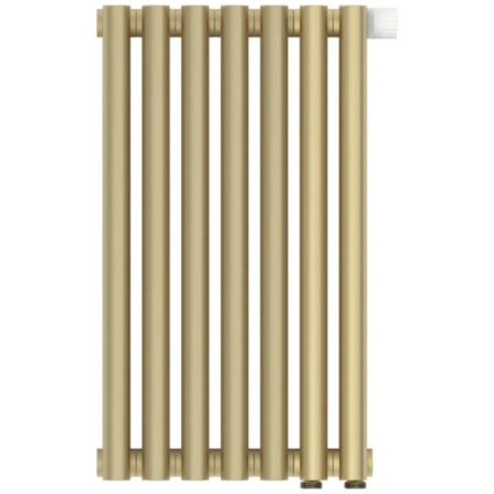 Радиатор отопления Сунержа Эстет-00 EU50, 7 секций, нижнее подключение, цвет матовая шампань, 022-0322-5007