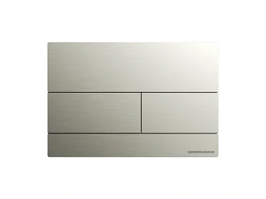 Кнопка смыва Ceramicanova Баланс (Balance) Прямоугольник (Rect), брашированный никель, CN12-004BN