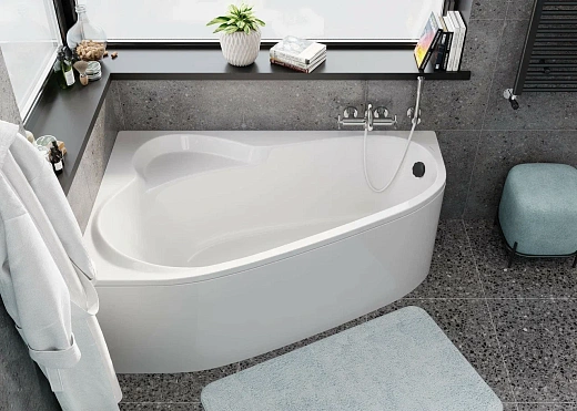 Акриловая ванна VAGNERPLAST SELENA 160x105 Left