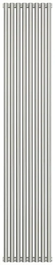 Радиатор стальной трубчатый Сунержа Эстет-00, ширина 35 см, высота 180 см, 8 секций, боковое подключение, хром, 00-0332-1808