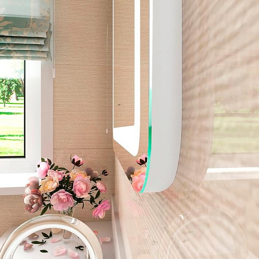 Зеркало Континент Lucia LED 55x80 с подсветкой и бесконтактным сенсором ЗЛП382