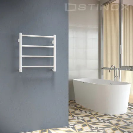 Полотенцесушитель водяной Stinox Toscana 500x500 белый матовый
