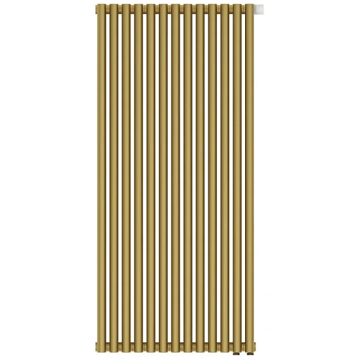 Радиатор трубчатый Сунержа Эстет-00 EU50, 13 секций, нижнее подключение, цвет матовое золото, 032-0322-1213