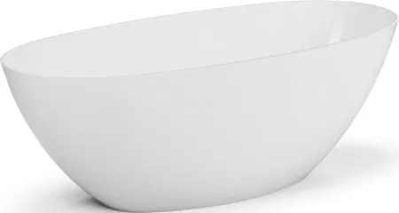 Ванна из искусственного камня Belux Осло Ос-1700 170х75см отдельностоящая, Solid Surface, белый матовый 18, 4810924290786