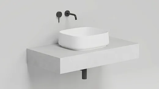 Умывальник накладной Salini ORIENTE BOWL 45*41.5 матовый, 1109102M