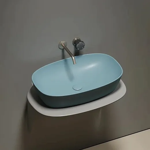 Умывальник Ceramicanova Element CN6049MLG 60см сантехфарфор зеленый матовый, CN6049MLG