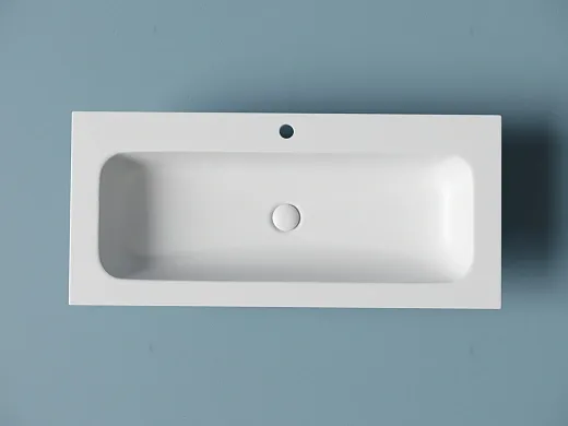 Умывальник накладной Ceramicanova Грация прямоугольный с отверстием под смеситель белый, CN7013MW