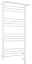 Полотенцесушитель электрический Сунержа Богема 3.0 1000 x 500 с полкой, ширина 53.2 см, высота 112.4 см, матовый белый, L/R