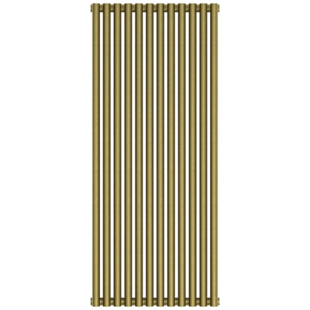 Радиатор трубчатый Сунержа Эстет-11, 12 секций, ширина 54 см, высота 120 см, боковое подключение, цвет состаренная бронза, 05-0302-1212