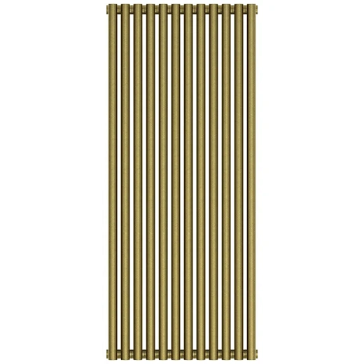 Радиатор трубчатый Сунержа Эстет-11, 12 секций, ширина 54 см, высота 120 см, боковое подключение, цвет состаренная бронза, 05-0302-1212