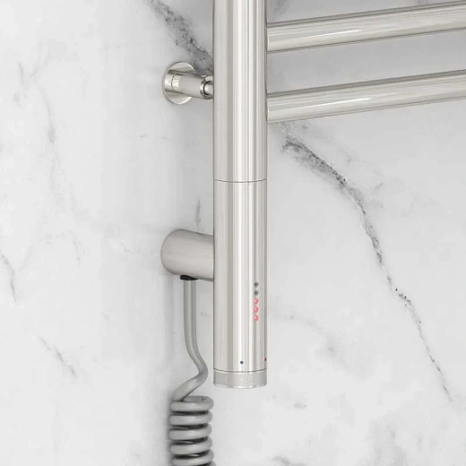 Полотенцесушитель электрический Сунержа Богема 3.0, 1000х500, хром, подключение слева, 00-5804-1050