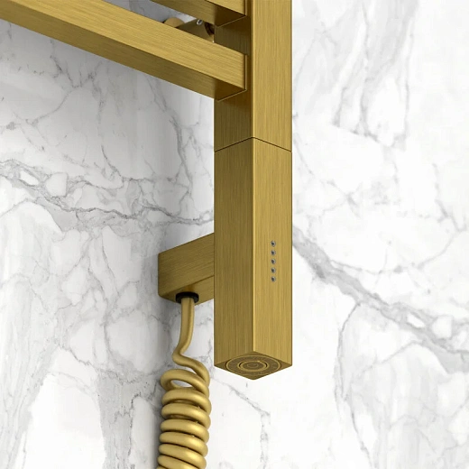 Полотенцесушитель электрический Сунержа Модус 3.0, 800x300, цвет состаренная латунь, 051-5700-8030/051-5701-8030