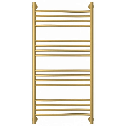 Полотенцесушитель водяной Сунержа Флюид+, 1000x500, цвет матовое золото, 032-0222-1050 Полотенцесушитель водяной Сунержа Флюид+, 1000x500, цвет матовое золото, 032-0222-1050