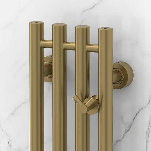 Полотенцесушитель водяной Сунержа Кантата Pro 1500х150 золотой шёлк