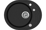 Кухонная мойка AquaSanita CLARUS SR102 (черный металлик)