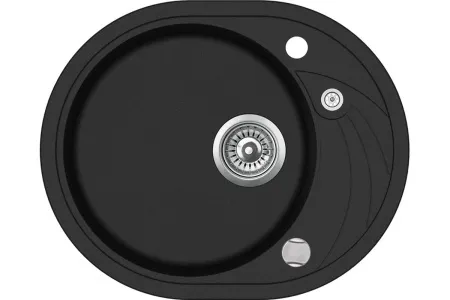 Кухонная мойка AquaSanita CLARUS SR102 (черный металлик)