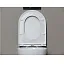 Подвесной безободковый унитаз Ceramicanova Whirl CN11007T, Торнадо, крышка микролифт, белый