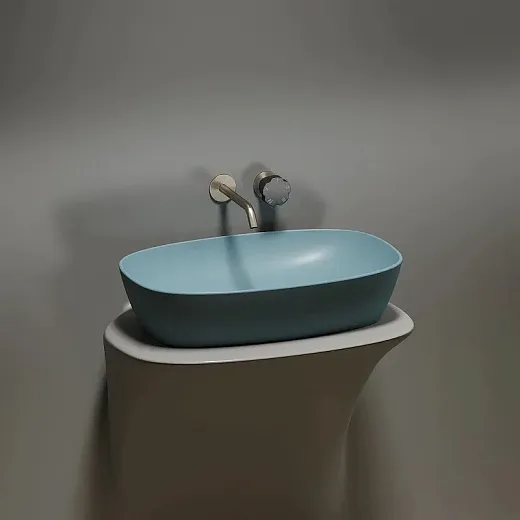 Умывальник Ceramicanova Element CN6049MLG 60см сантехфарфор зеленый матовый, CN6049MLG