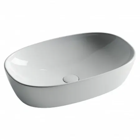 Умывальник Ceramicanova Element CN5039 60см накладной сантехфарфор белый, CN5039