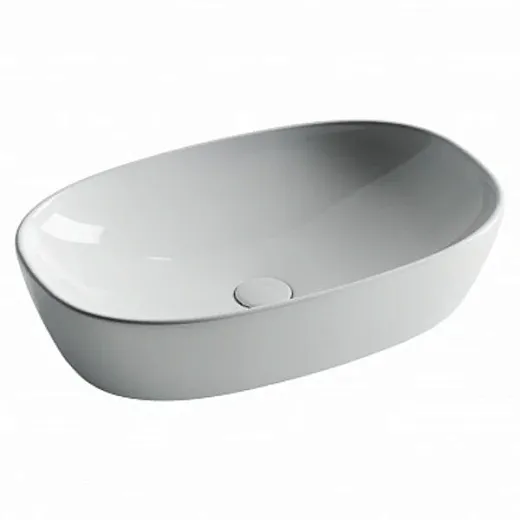 Умывальник Ceramicanova Element CN5039 60см накладной сантехфарфор белый, CN5039