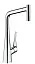Смеситель Hansgrohe Metris 320 2jet 73801000 для кухонной мойки, хром