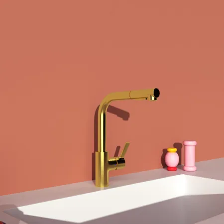 Смеситель для кухонной мойки Ideal Standard GUSTO BD420A2 с высоким трубчатым изливом L-типа