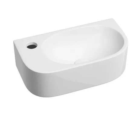 Раковина Ceramicanova Element L/R, CN6066L/CN6066R, 41 см, сантехфарфор, белая