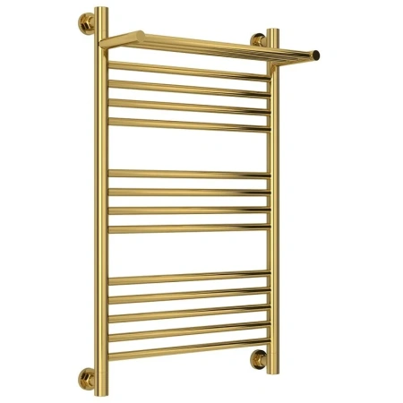 Полотенцесушитель водяной Сунержа Богема +, 800x500, с полкой, цвет золото, 03-0223-8050