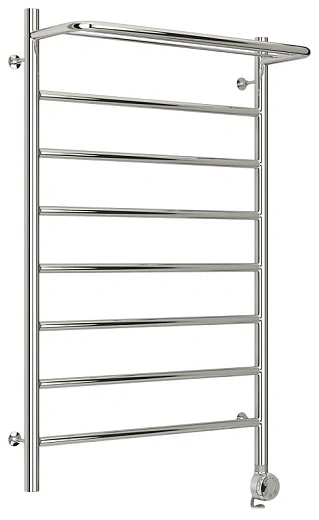 Полотенцесушитель электрический Стилье Формат 20 ТП/ТЛ 00520-8050/00521-8050, с полкой, высота 80 см x ширина 50 см, хром Полотенцесушитель электрический Стилье Формат 20 ТП/ТЛ 00520-8050/00521-8050, с полкой, высота 80 см x ширина 50 см, хром