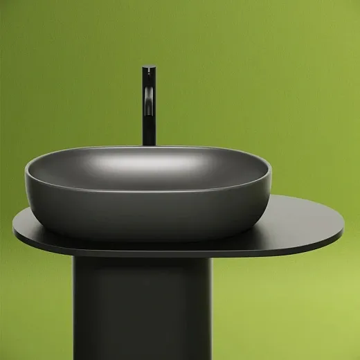 Умывальник Ceramicanova Element 60х41.5х13.5см антрацит матовый темный, CN6047MH
