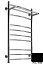 Полотенцесушитель Ростела Свирель D+ нижнее подключение 1" 50x100 11 перекладин с полкой черный Полотенцесушитель Ростела Свирель D+ нижнее подключение 1" 50x100 11 перекладин с полкой черный