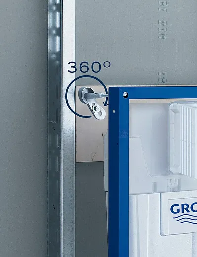 Система инсталляции для унитазов Grohe Rapid SL 4 в 1 с кнопкой смыва 38536001 + 38732000 + 37131000