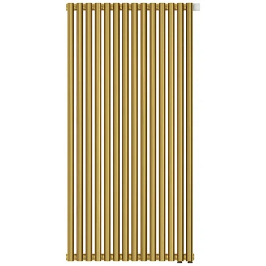 Радиатор трубчатый Сунержа Эстет-11 EU50, 14 секций, нижнее подключение, цвет золото, 03-0312-1214