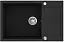 Мойка AquaSanita Tesa plus SQT 105 601 AW black metallic