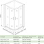 Душевой уголок Good Door Neo R-80-С-CH, 80 х 80 х 185 см, стекло прозрачное, профиль хром, НЕ00008