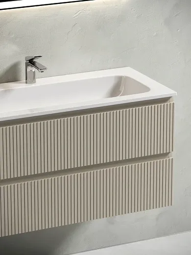 Тумба под раковину Sancos Snob T 100 см подвесная, Beige Soft, SNT100CE