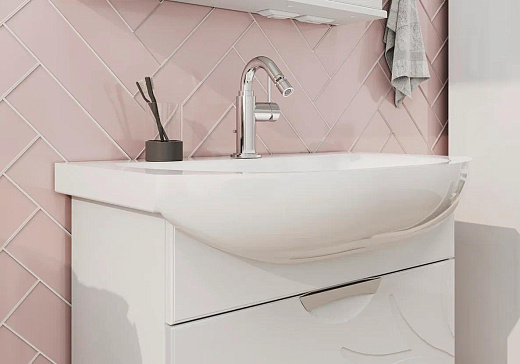 Тумба подвесная Volna Adel tpADEL70.2Y-01-1 с умывальником Балтика 70