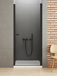 Дверь в нишу New Trendy NEW SOLEO BLACK 100x195 (var 1)