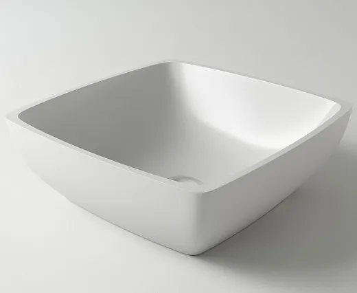 Раковина Holbi Jupiter, 44x44, из Solid Surface