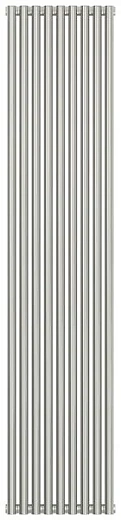 Радиатор стальной трубчатый Сунержа Эстет-00, ширина 40 см, высота 180 см, 9 секций, боковое подключение, хром, 00-0332-1809