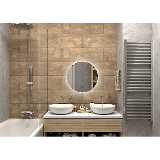 Зеркало Continent Ajour Led D 700 ЗЛП1791 с бесконтактным сенсором и холодной подсветкой