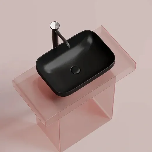 Умывальник Ceramicanova Element CN6055MB 50см сантехфарфор черный матовый, CN6055MB