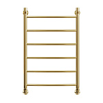 Полотенцесушитель Ростела Виктория нижнее подключение 1" 50x60 6 перекладин золотой
