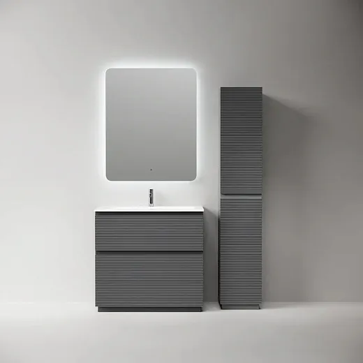 Тумба под раковину Sancos Folk Floor FL90FGS, 90 см, напольная, grey soft